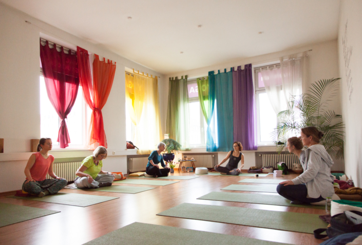 Yogaklasse am Leipziger Yogatag