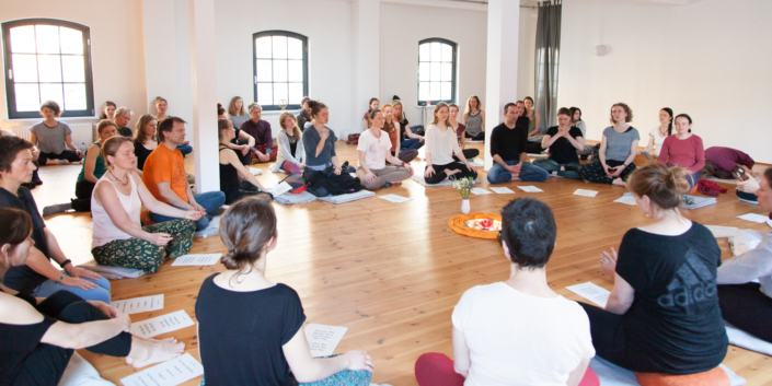 Yogaklasse am Leipziger Yogatag