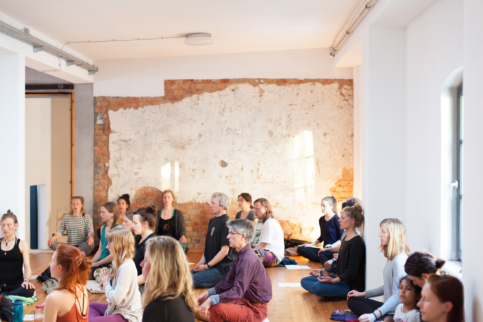 Yogaklasse am Leipziger Yogatag