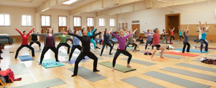 Yogaklasse am Leipziger Yogatag