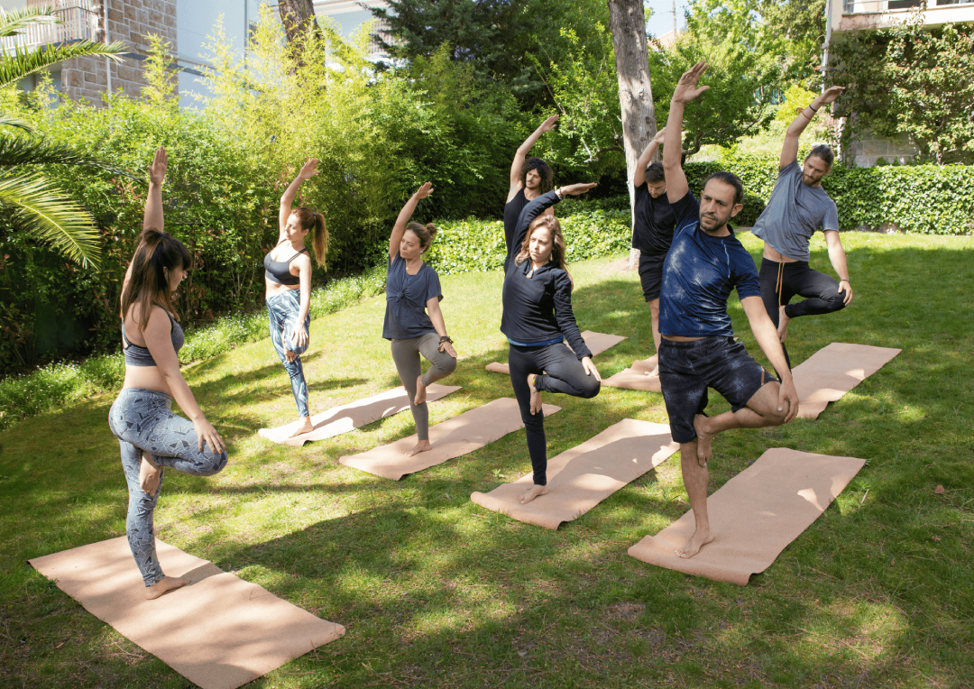 Yoga im Park